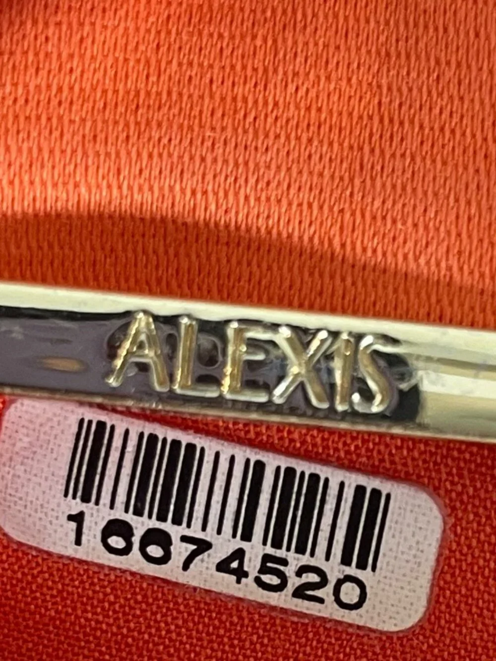 Alexis Rhodes Tiered Midi Shirt Dress Orange White Contrast Trim Belted Size M